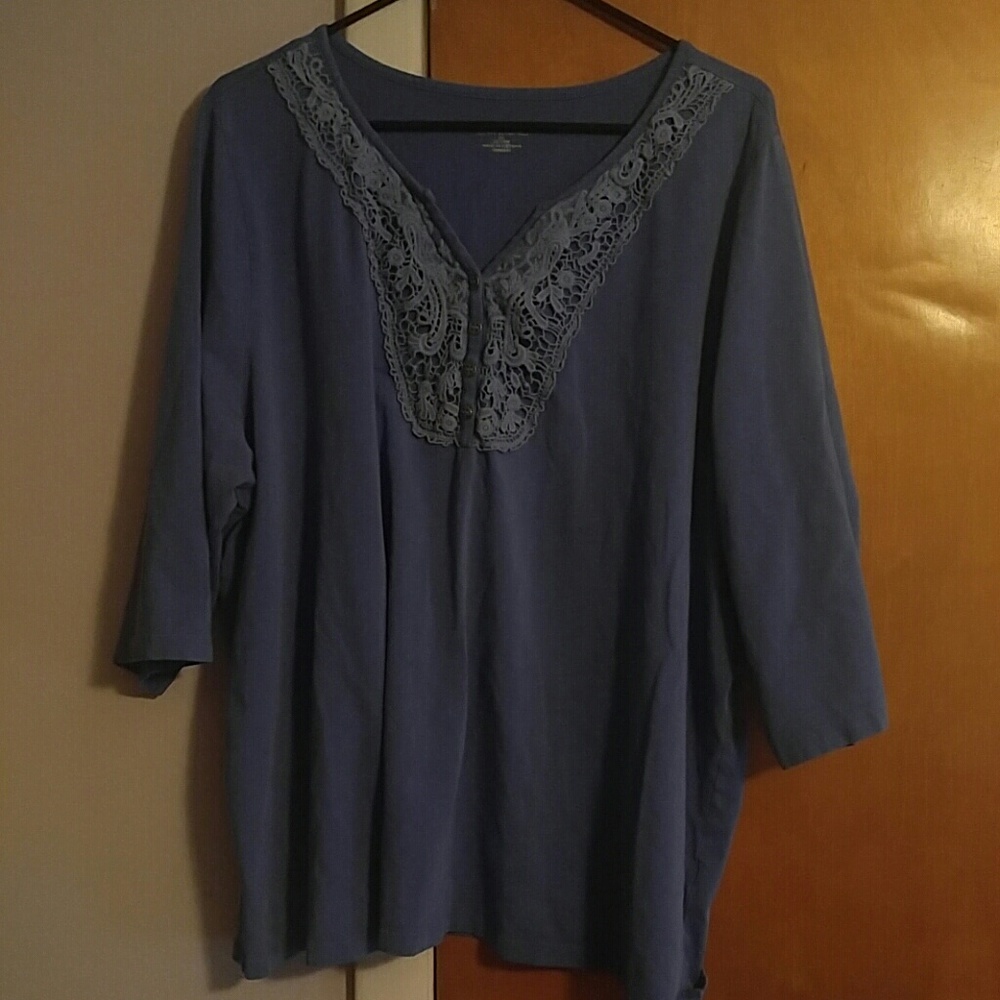 Catherine's 2x women's blouse cotton
